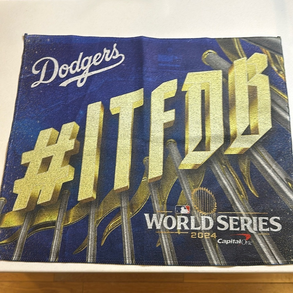 *** MLB LA Dodgers 2024 World Series Rally Towel #ITFDB